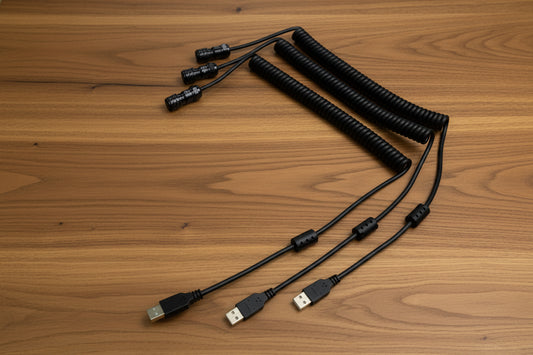 Coiled USB Cable Grayze Dynamics WebShop