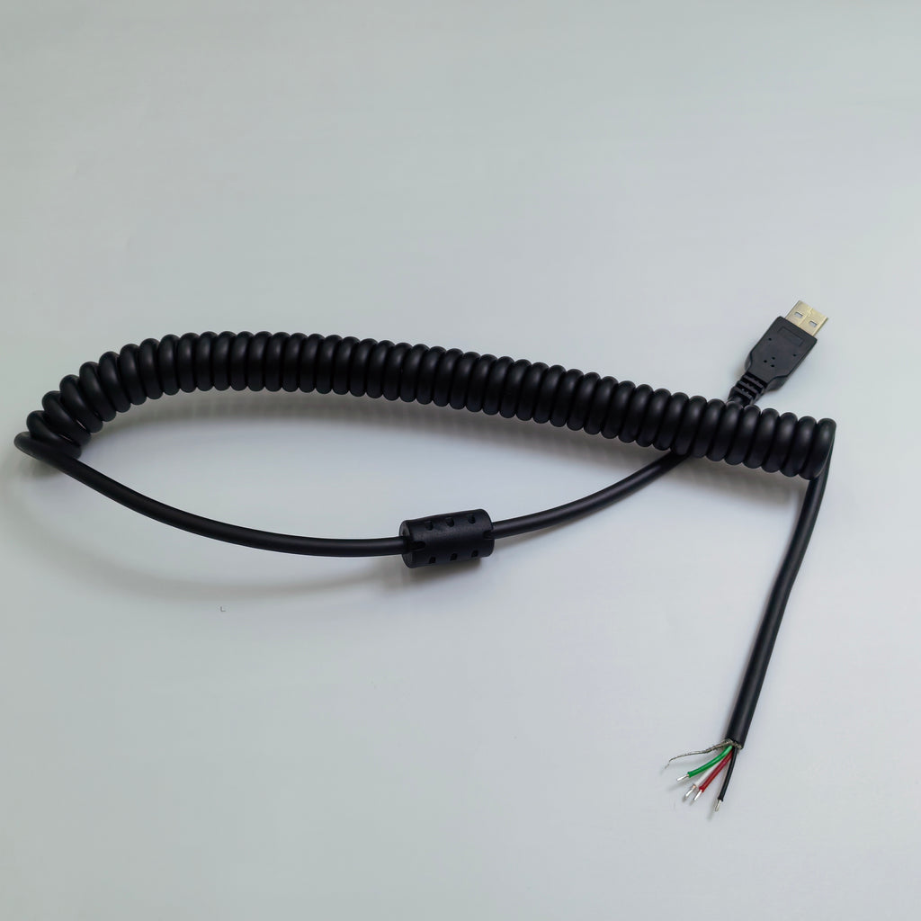 Coiled USB Cable