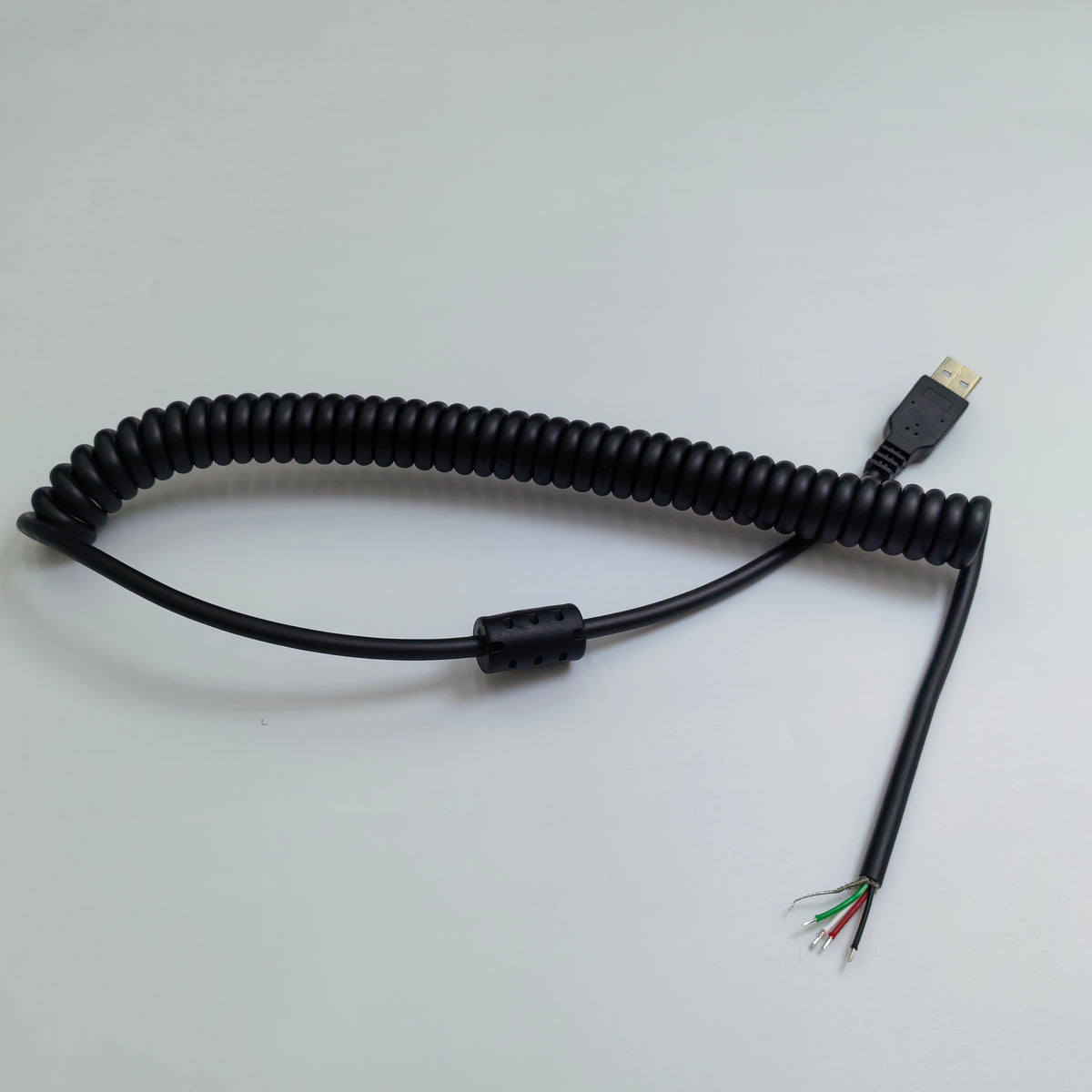 Coiled USB Cable Grayze Dynamics WebShop