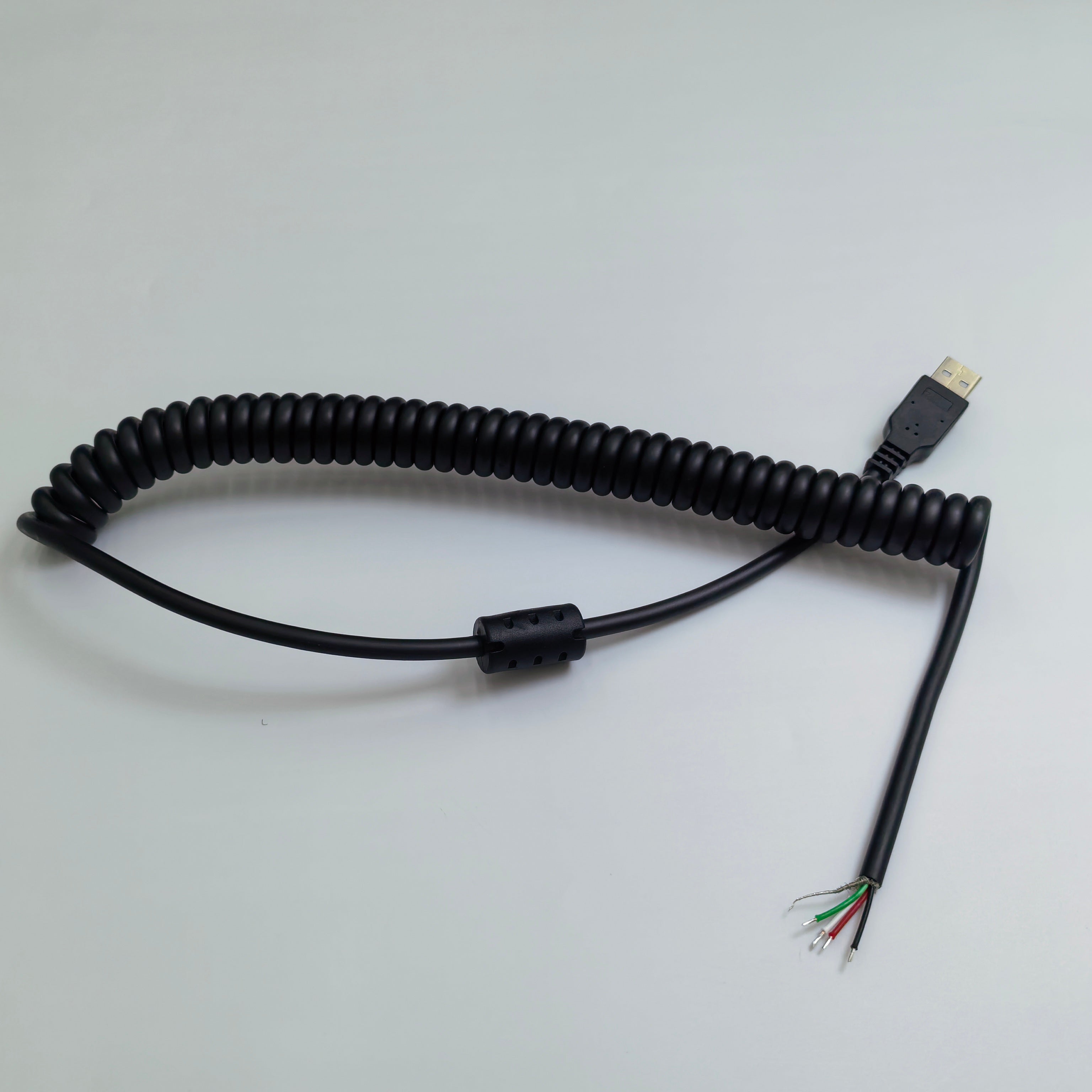 Coiled USB Cable